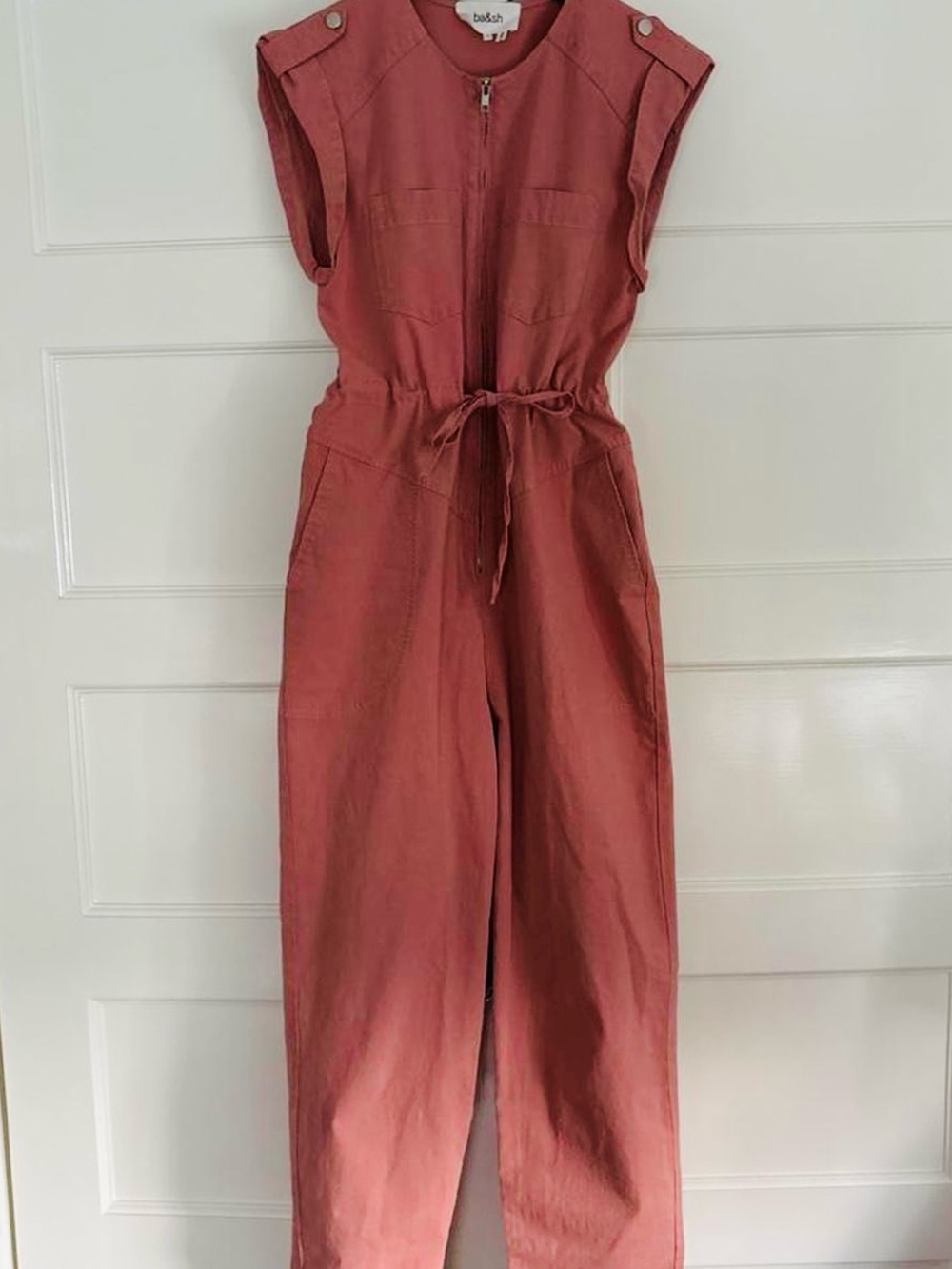 ba&sh pink Colored Sleeveless Jumpsuit